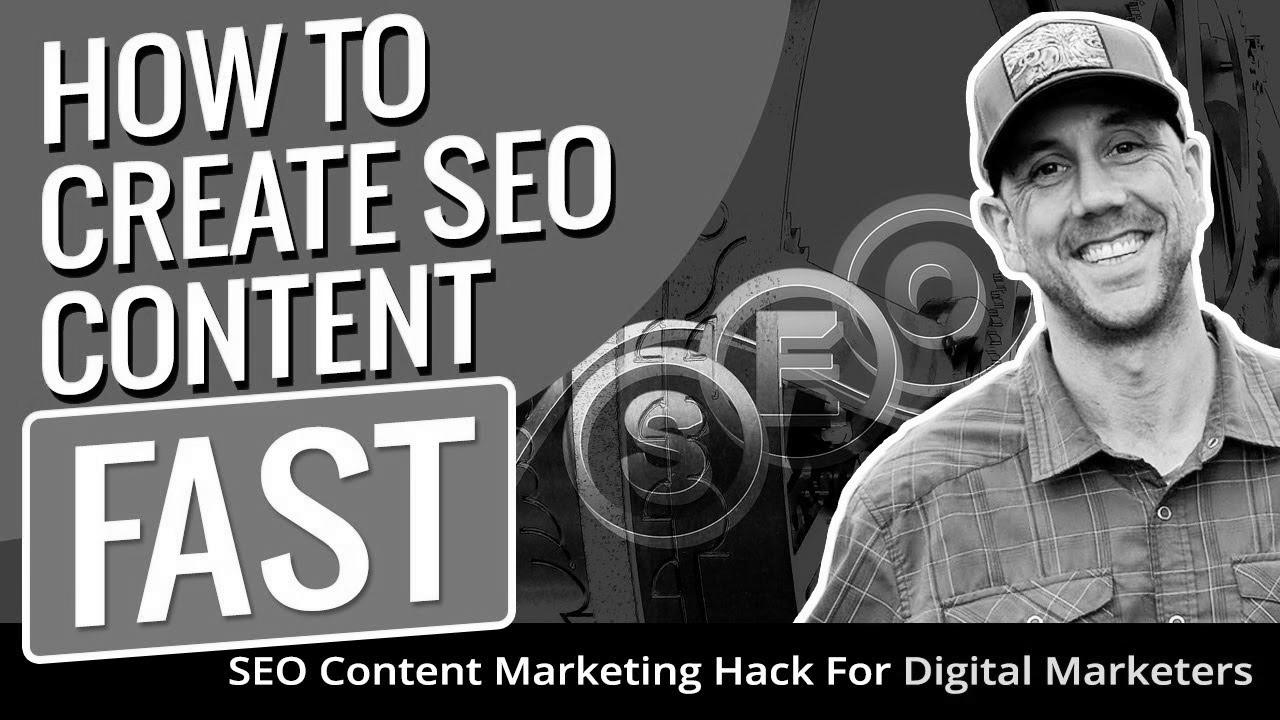 How To Create Content Fast That Ranks In Google!  SEO Content Advertising and marketing Hack For Digital Marketers