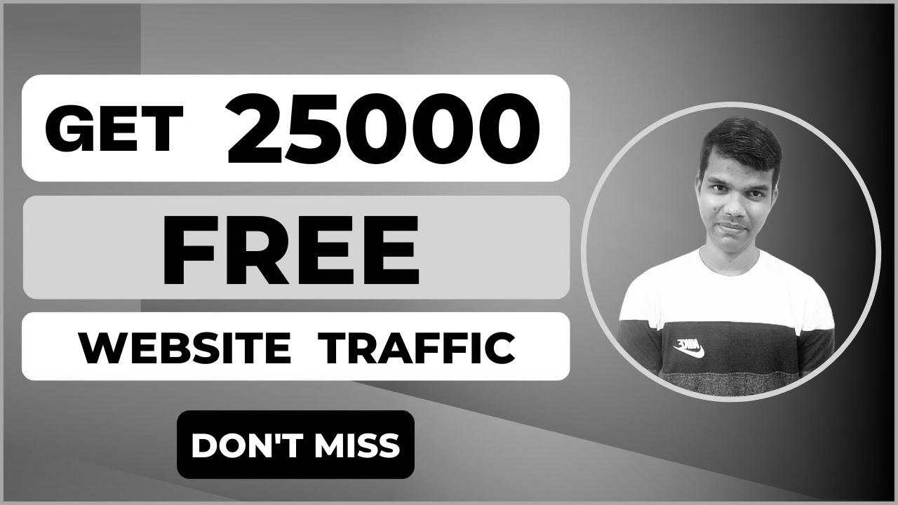 ✅ Get 25k free website traffic day by day with out website positioning ✅ Make $550 monthly