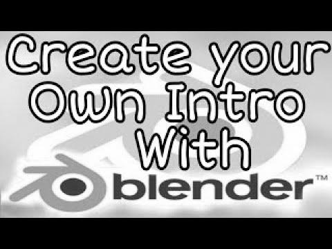 The best way to make your own channel Intro with Blender – Video web optimization