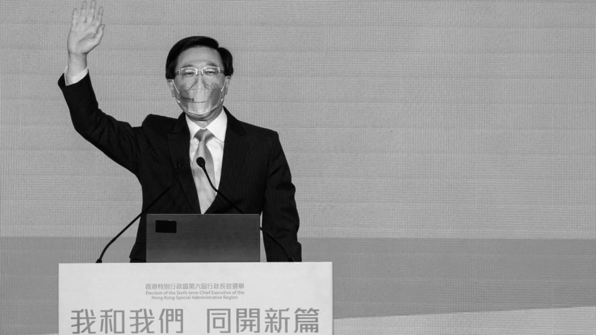 Hong Kong’s subsequent Chief Government shall be Beijing loyalist John Lee