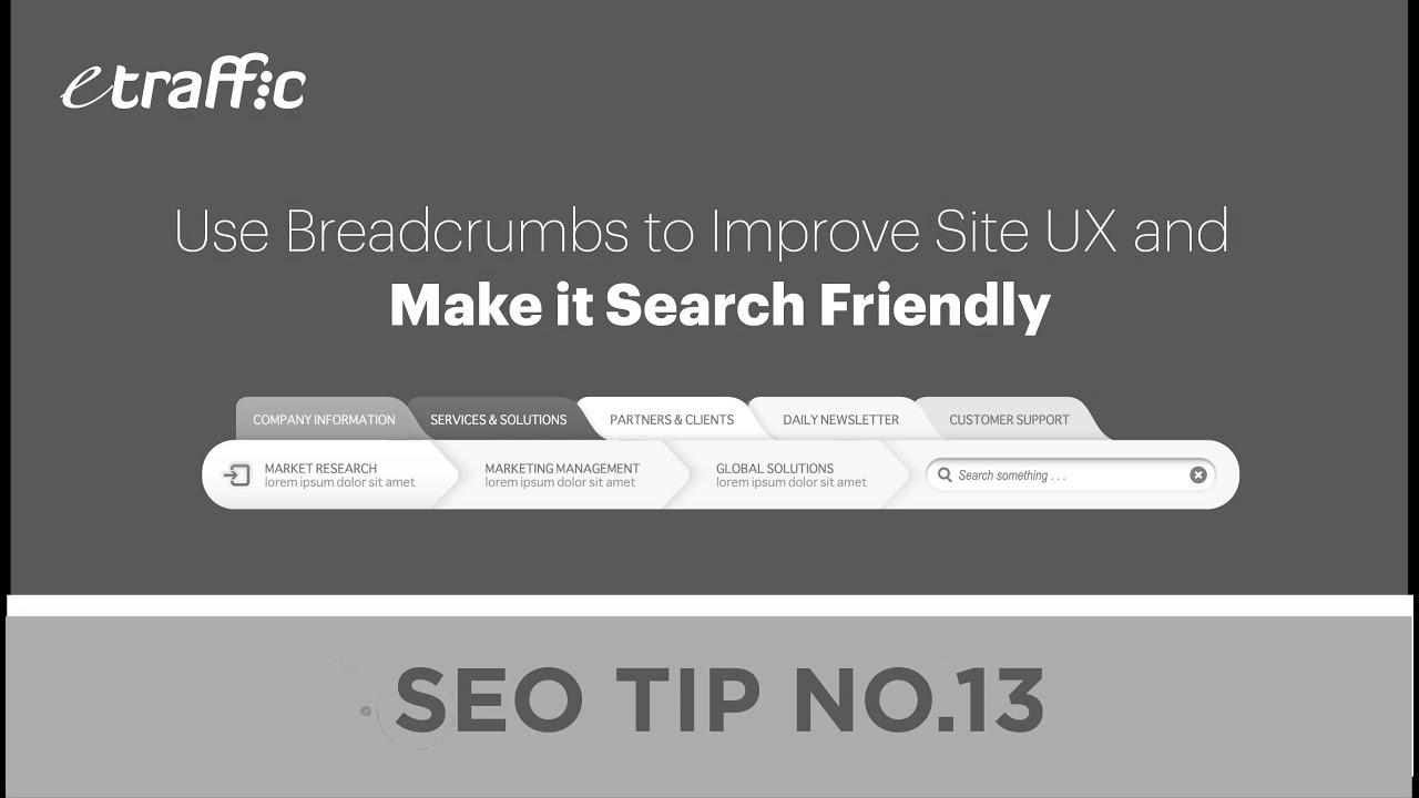 search engine marketing Ideas 13 |  Use Breadcrumbs to Improve Web site UX and Make it Search Pleasant