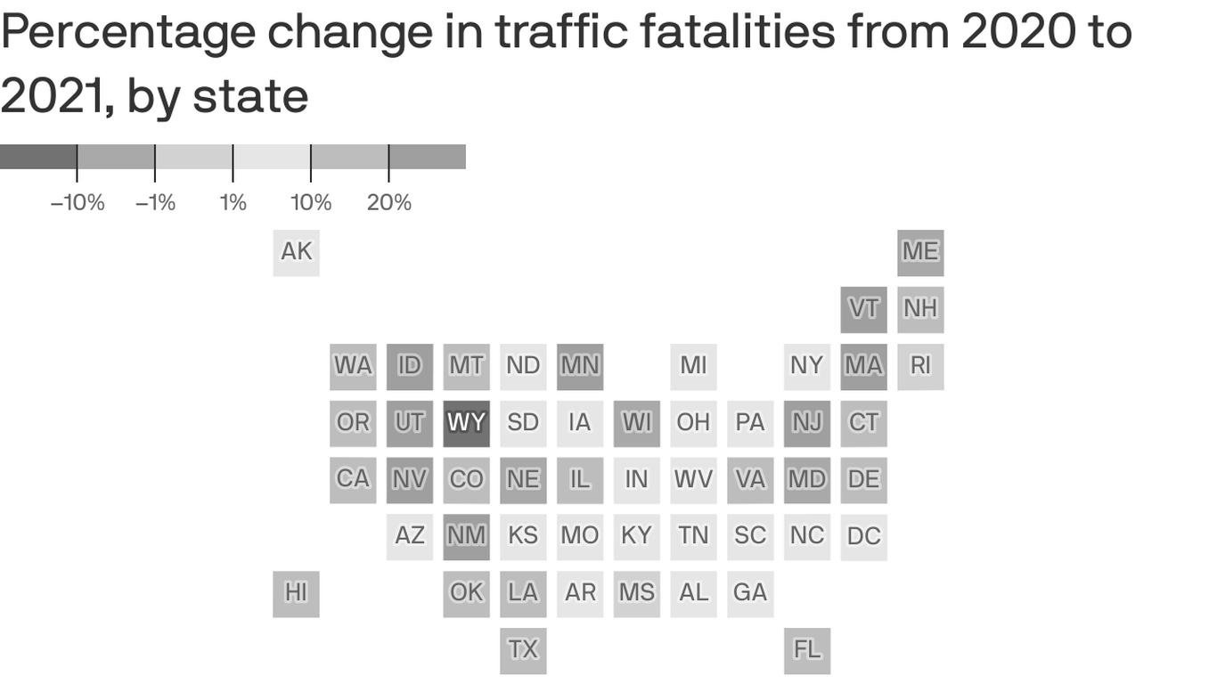 U.S. traffic deaths hit highest stage in 16 years