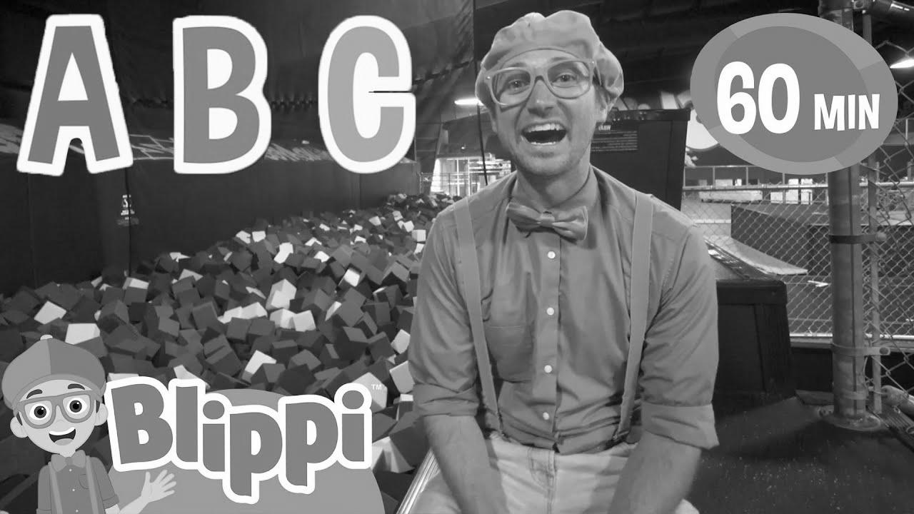 Blippi Visits the Trampoline Park – Study the Alphabet with Blippi!  |  Instructional videos for kids