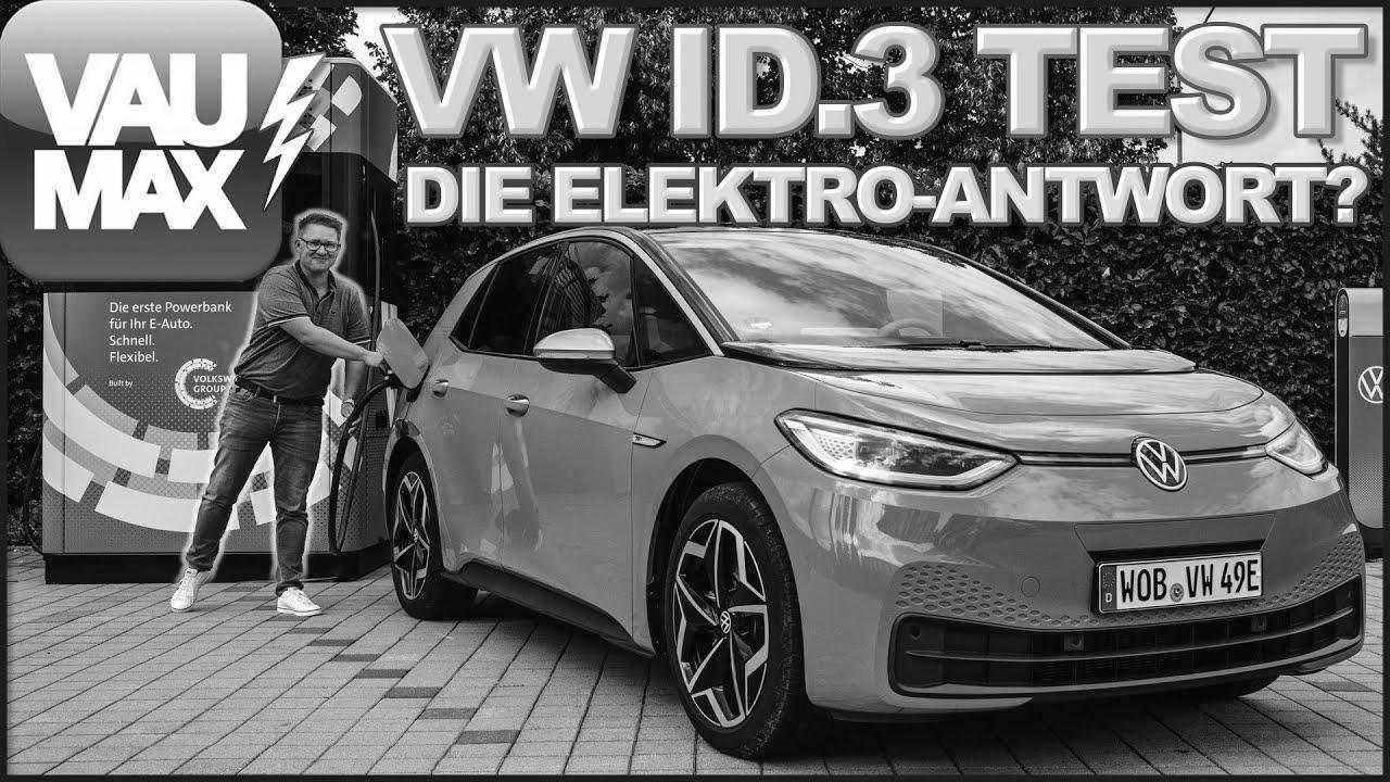 VW ID.3 – The electric answer?  Driving report, know-how & functions in test |  VAUMAXtv