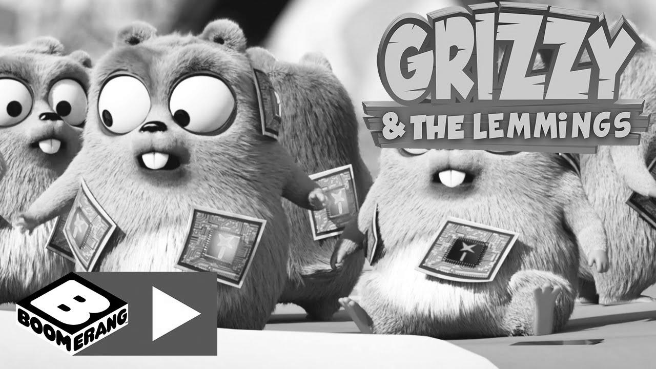 Grizzy and the Lemmings |  Trendy technology |  boomerang