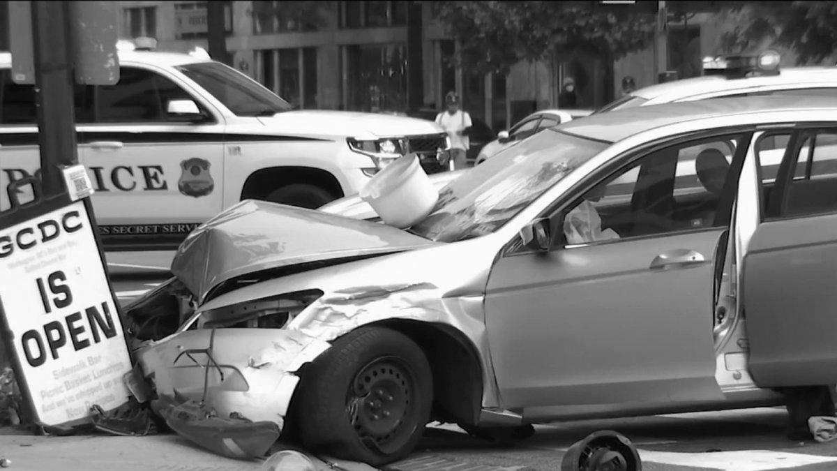 Juveniles Crash Stolen Car Close to White House: Officials – NBC4 Washington