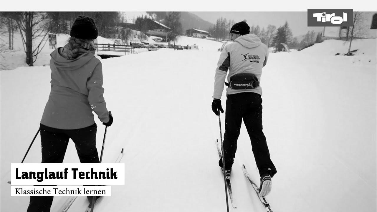 Cross-country skiing technique – learn cross-country snowboarding in the traditional manner