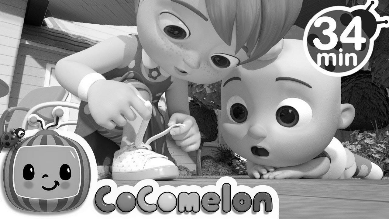 Learn To Tie Your Sneakers + Extra Nursery Rhymes & Kids Songs – CoComelon