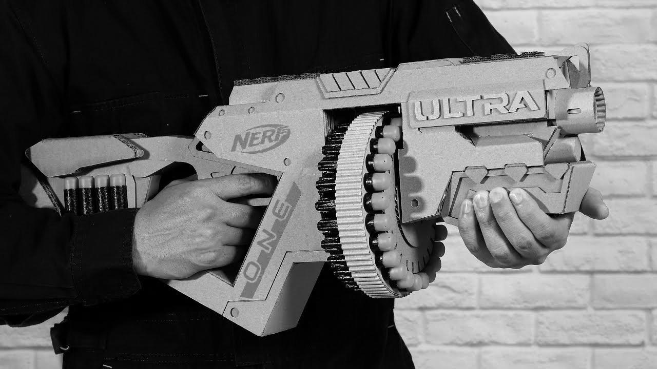 ダンボールでナーフの銃をつくる｜ make NERF Gun with Cardboard