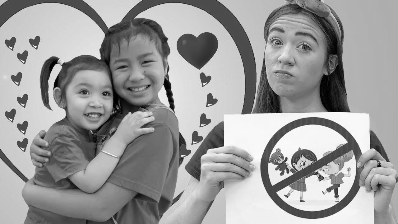 Jannie and Maddie Study Rules for Children |  Children Be taught Sharing is Caring and Extra Guidelines