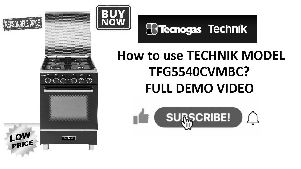 Learn how to use TFG5540CVMBC |  50CM Method Cooking Vary |  PINAKAMURA NA TECHNIK COOKING RANGE (Tagalog)