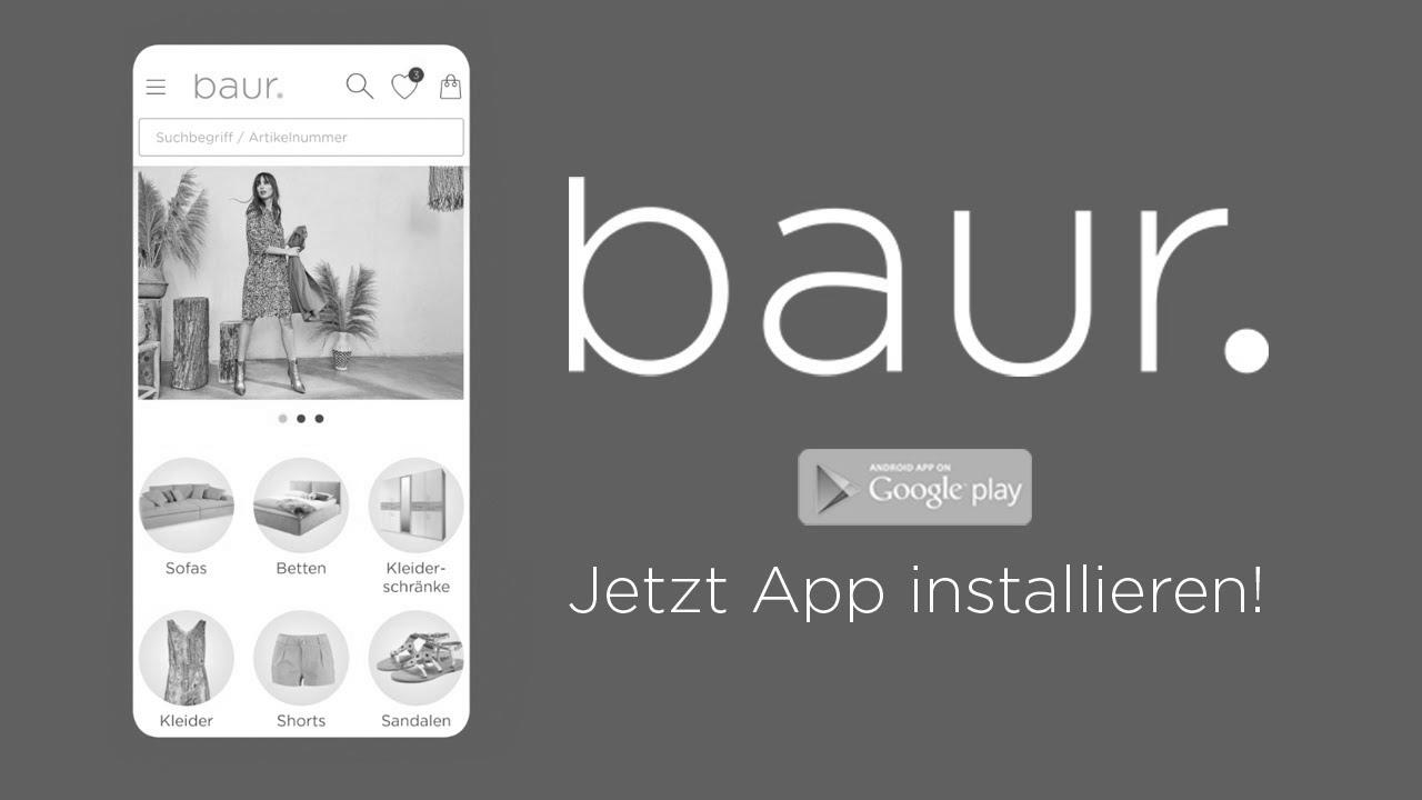 Trend, residing & technology – the BAUR app