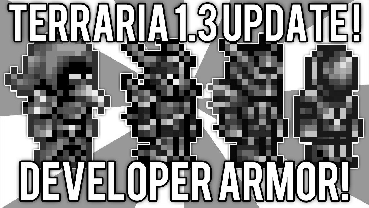 Terraria 1.3: The best way to get Developer Armor, Wings, & Dye!  (Terraria 1.3 update change) @demizegg